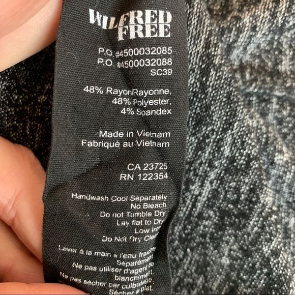 Aritzia Wilfred Bruni Dress Heather Black Sz S - Picture 8 of 11